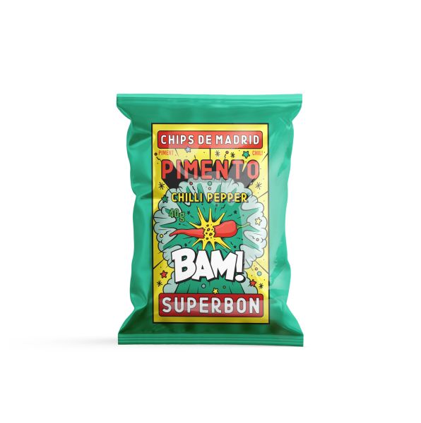 Superbon Chips Pimento Chilli Pepper 40g